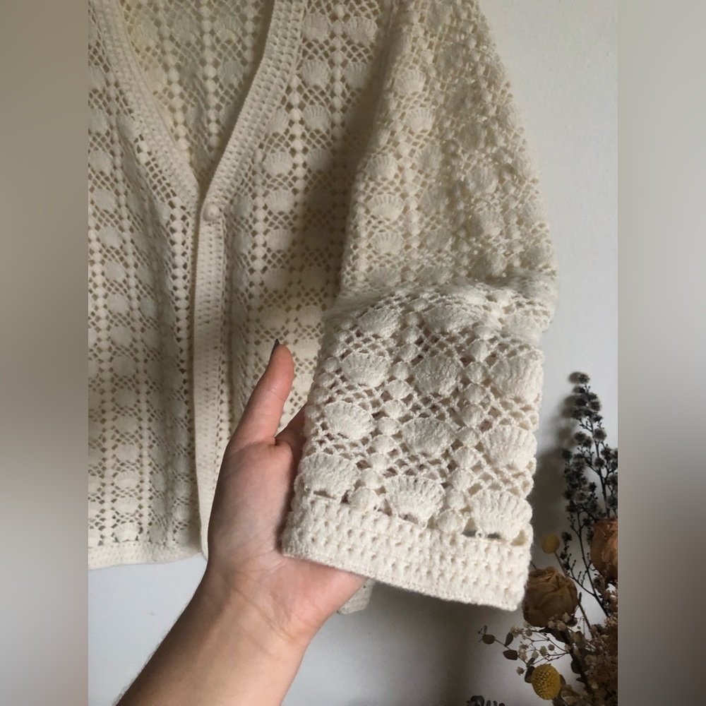 Vintage seashell knit sweater - Picture 5 of 7